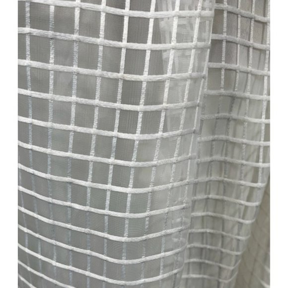 BNWOT ELIZABETH AND JAMES WHITE SHEER A-LINE SKIRT 2 - Picture 3 of 5